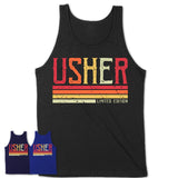 Vintage Usher Limited Edition Job Shirt, Coworker Birthday Gift Idea