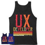 Vintage Ux Developer Limited Edition Job Shirt, Coworker Birthday Gift Idea