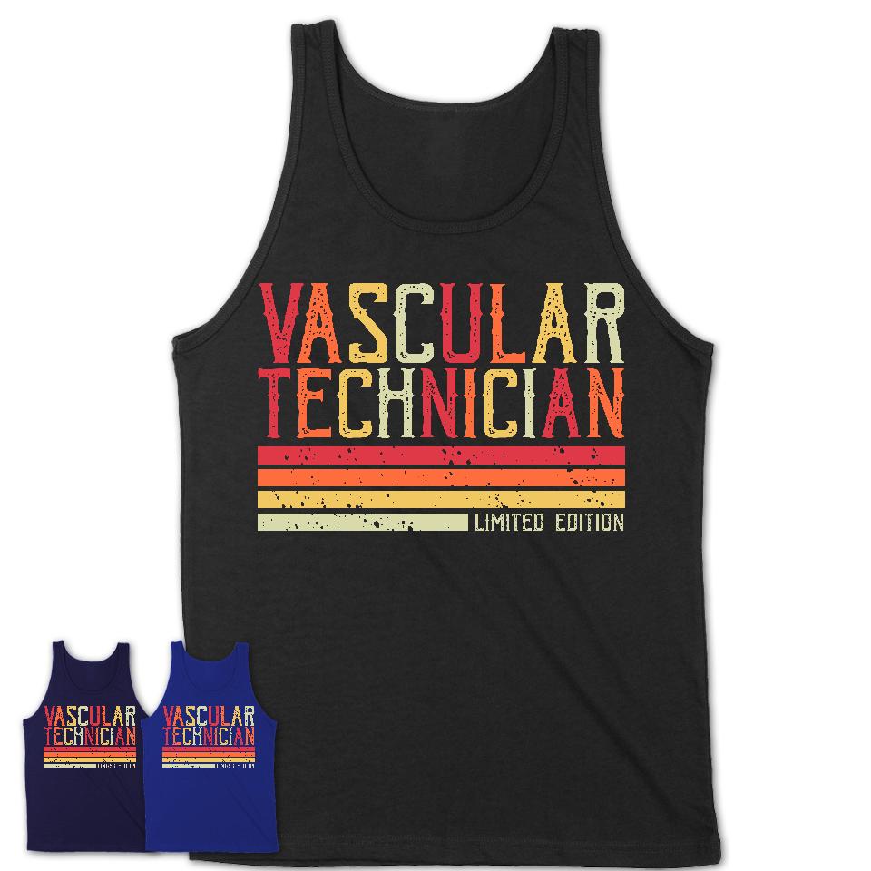 Vintage Vascular Technician Limited Edition Job Shirt, Coworker Birthday Gift Idea