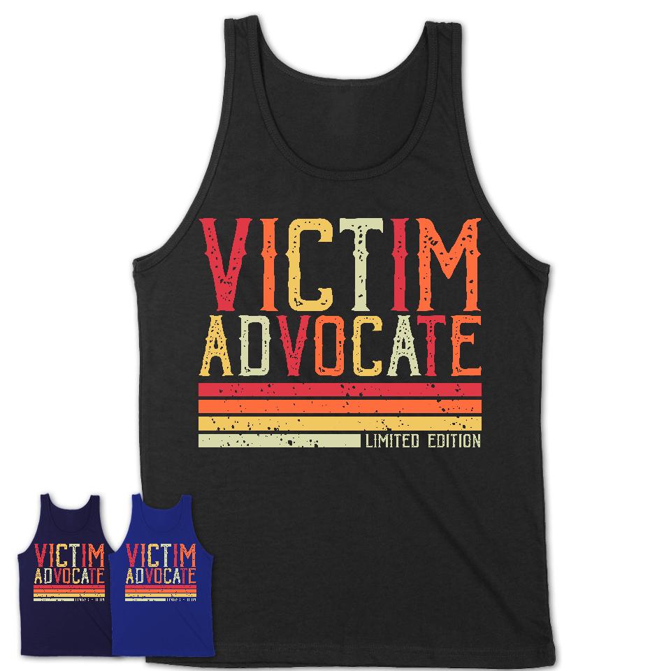 Vintage Victim Advocate Limited Edition Job Shirt, Coworker Birthday Gift Idea