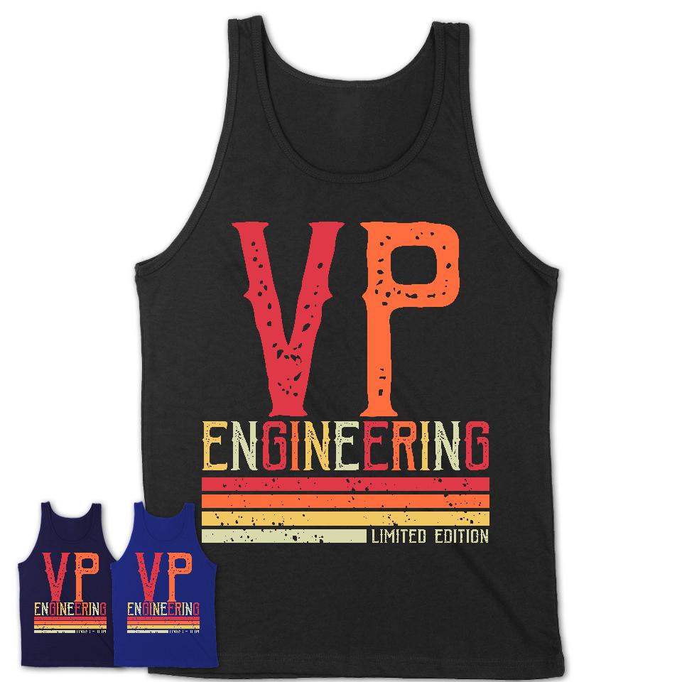 Vintage Vp Engineering Limited Edition Job Shirt, Coworker Birthday Gift Idea