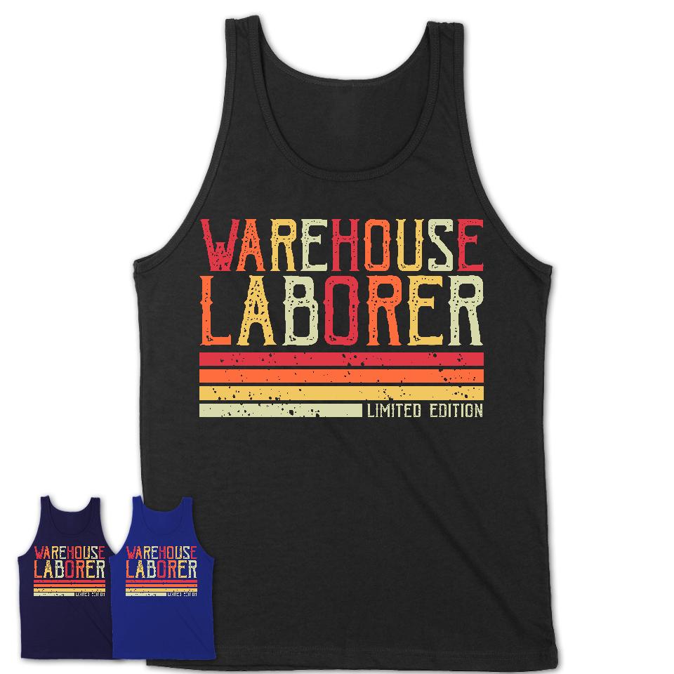 Vintage Warehouse Laborer Limited Edition Job Shirt, Coworker Birthday Gift Idea