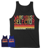 Vintage Warehouse Selector Limited Edition Job Shirt, Coworker Birthday Gift Idea