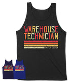 Vintage Warehouse Technician Limited Edition Job Shirt, Coworker Birthday Gift Idea
