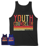 Vintage Youth Counselor Limited Edition Job Shirt, Coworker Birthday Gift Idea