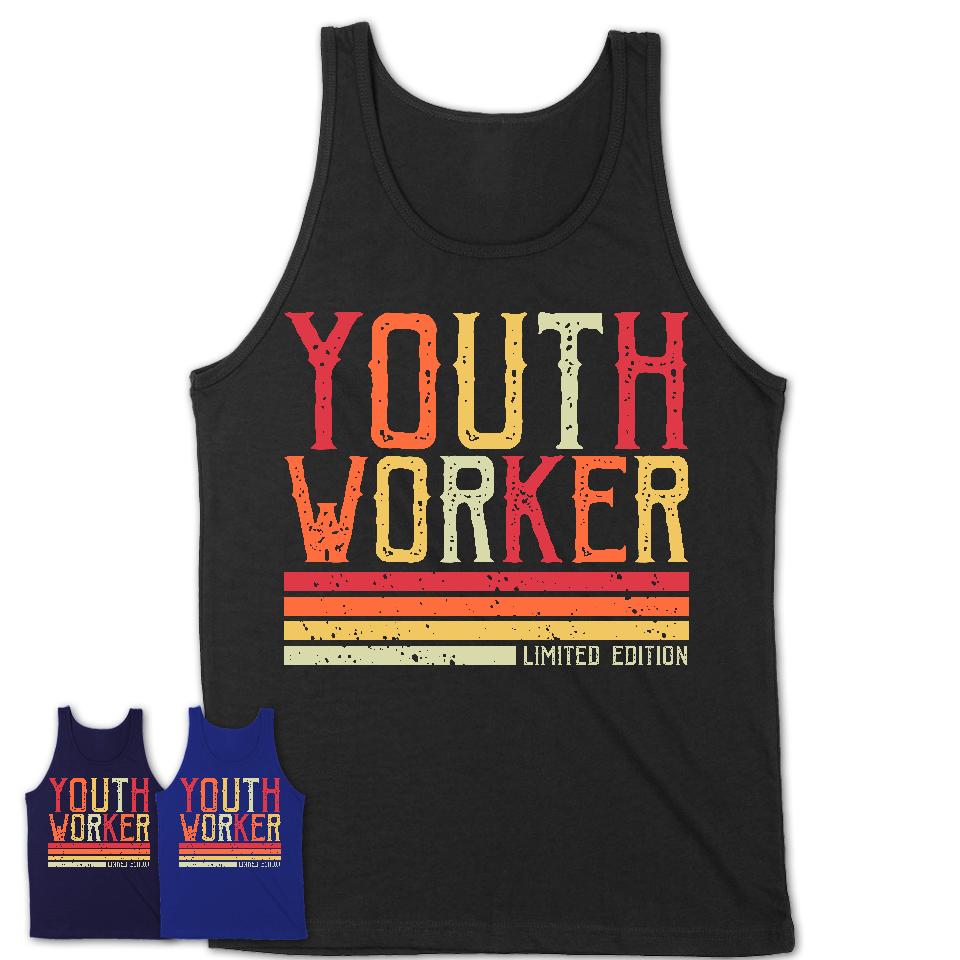 Vintage Youth Worker Limited Edition Job Shirt, Coworker Birthday Gift Idea
