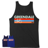 Wisconsin Greendale Cycling Shirt for Family Teammates Vintage Retro Colors