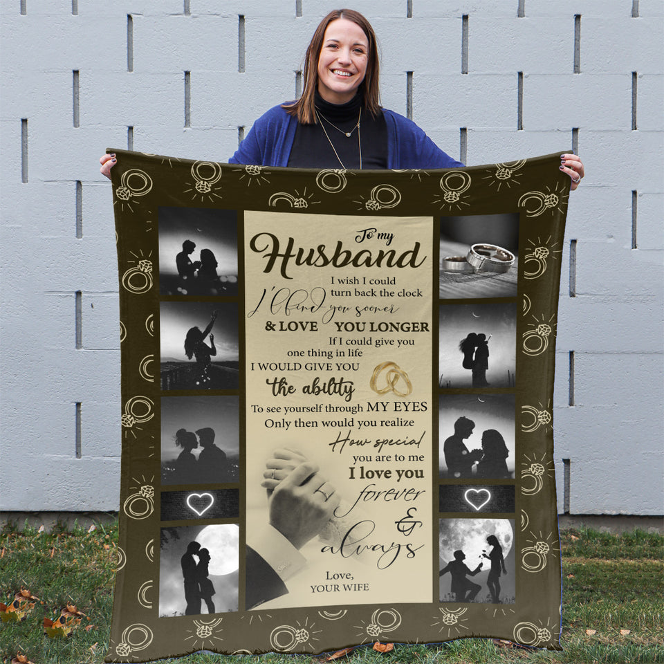 To My Husband Blanket, Gift For Men For Anniversary, Birthday Gift Ide –  Shedarts