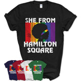 Black Girl She From Hamilton Square New Jersey Shirt LGBT Pride Gift