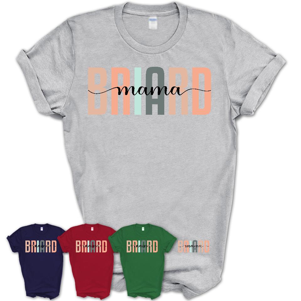 Briard Mama Shirt, Mom Of Briard Shirt, Dog Mom Gifts