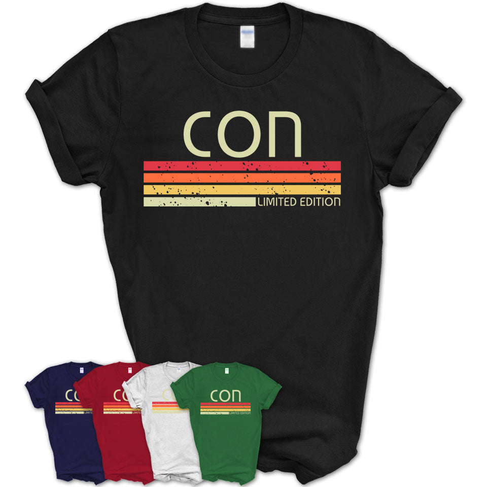 Con Gift Custom Name Retro Vintage Birthday T-Shirt