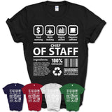 Funny Coworker Gift Idea Sarcasm Chief Of Staff Uniform TShirt, Profession Shirt, Office Gift