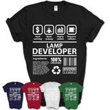 Funny Coworker Gift Idea Sarcasm Lamp Developer Uniform TShirt
