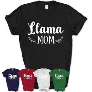 Funny Llama Tshirt, Gift for Llama Lovers, Llama Mom Shirt, Animal Shirt