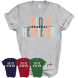 Golden Retriever Mama Shirt, Mom Of Golden Retriever Shirt, Dog Mom Gifts