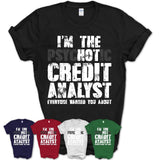 I'm The Psychotic Credit Analyst Everyone Warned You About Funny Coworker Tshirt