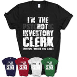 I'm The Psychotic Inventory Clerk Everyone Warned You About Funny Coworker Tshirt