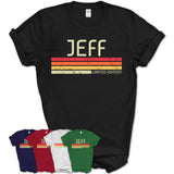 Jeff Gift Custom Name Retro Vintage Birthday T-Shirt