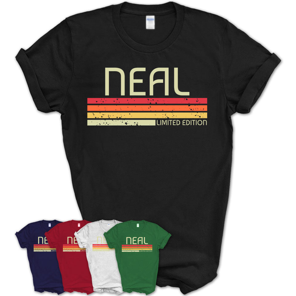 Neal Gift Custom Name Retro Vintage Birthday T-Shirt