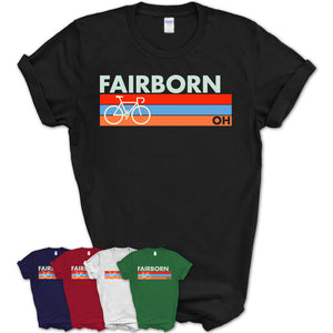 Ohio Fairborn Cycling Shirt for Family Teammates Vintage Retro Colors