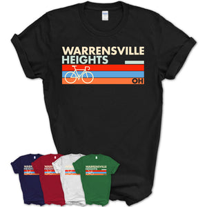 Ohio Warrensville Heights Cycling Shirt for Family Teammates Vintage Retro Colors