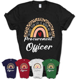 Procurement Officer Because Your Life Worth My Time Rainbow T-Shirt