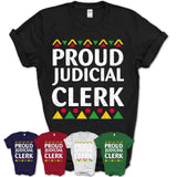 Proud Judicial Clerk Africa Pride Black History Month T-Shirt