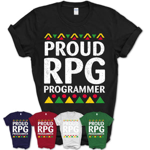 Proud Rpg Programmer Africa Pride Black History Month T-Shirt