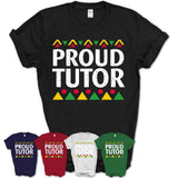 Proud Tutor Africa Pride Black History Month T-Shirt