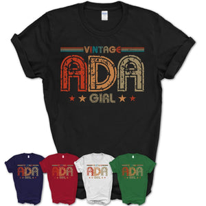 Proud Vintage Ada Girl Shirt Oklahoma Pride Gift Birthday Shirt for Her