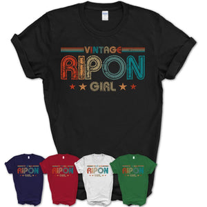 Proud Vintage Ripon Girl Shirt California Pride Gift Birthday Shirt for Her