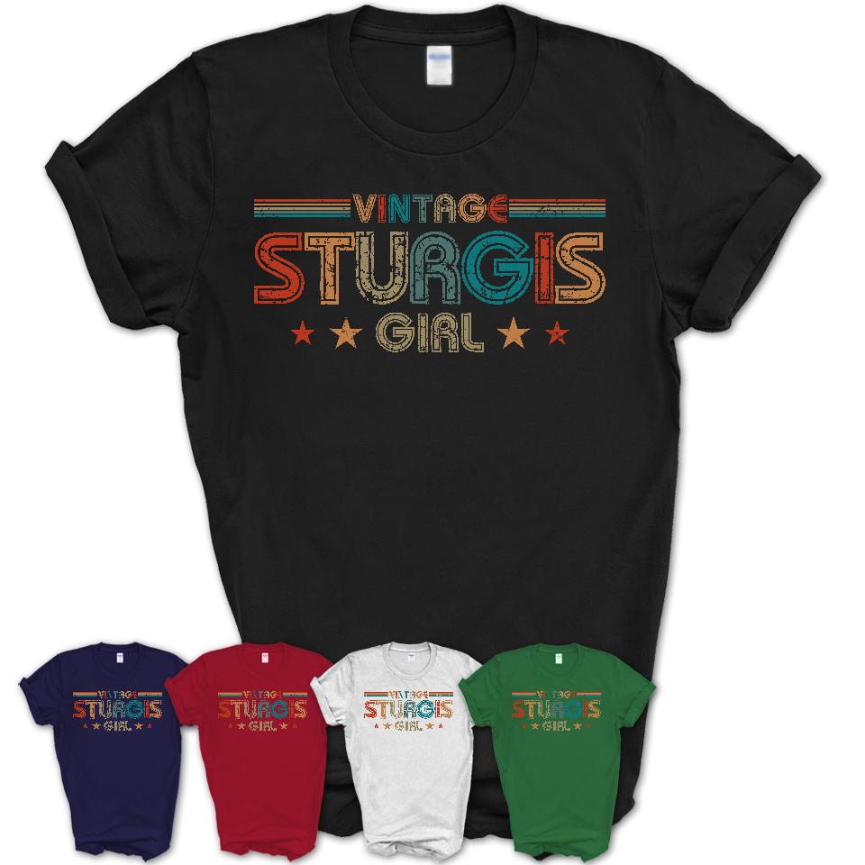 Proud Vintage Sturgis Girl Shirt Michigan Pride Gift Birthday Shirt for Her