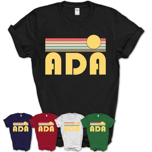 Retro Ada Oklahoma Sunset Shirt Vintage Colors
