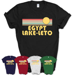 Retro Egypt Lake-Leto Florida Sunset Shirt Vintage Colors