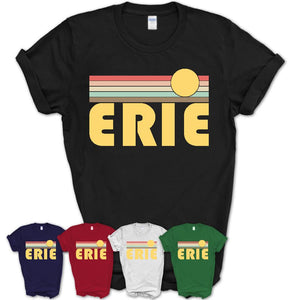 Retro Erie Pennsylvania Sunset Shirt Vintage Colors