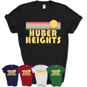Retro Huber Heights Ohio Sunset Shirt Vintage Colors
