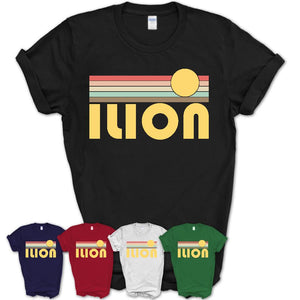 Retro Ilion New York Sunset Shirt Vintage Colors