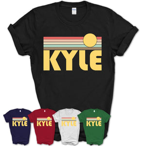 Retro Kyle Texas Sunset Shirt Vintage Colors