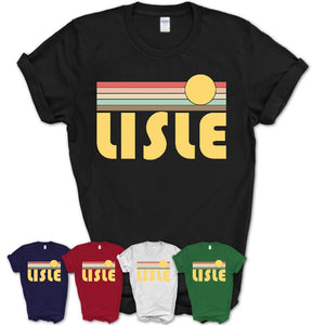 Retro Lisle Illinois Sunset Shirt Vintage Colors