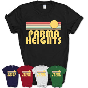 Retro Parma Heights Ohio Sunset Shirt Vintage Colors