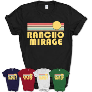 Retro Rancho Mirage California Sunset Shirt Vintage Colors