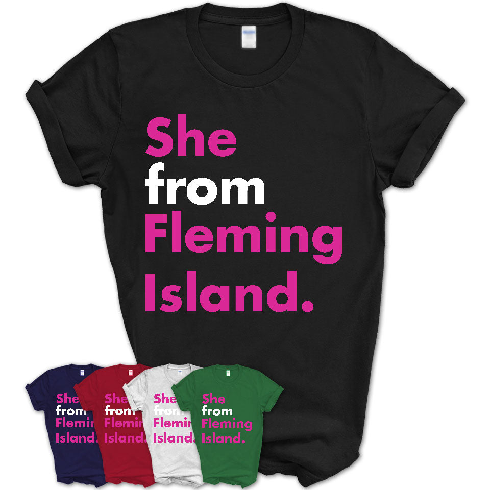 She From Fleming Island Shirt Florida State Birthday Gift For Her