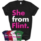 She From Flint Shirt Michigan State Birthday Gift For Her