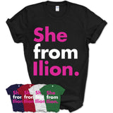 She From Ilion Shirt New York State Birthday Gift For Her