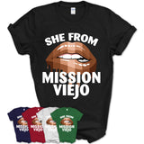 She From Mission Viejo California T-Shirt Black Lives Matter Sexy Lips Girl Shirt