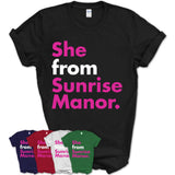 She From Sunrise Manor Shirt Nevada State Birthday Gift For Her