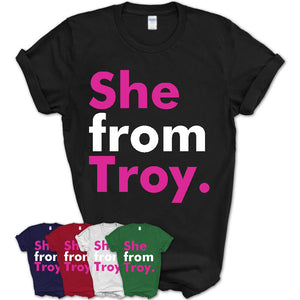 She From Troy Shirt Michigan State Birthday Gift For Her