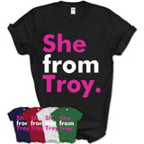 She From Troy Shirt Michigan State Birthday Gift For Her