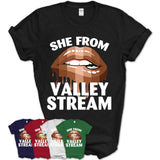 She From Valley Stream New York T-Shirt Black Lives Matter Sexy Lips Girl Shirt