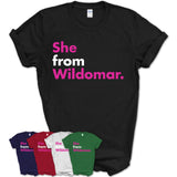 She From Wildomar Shirt California State Birthday Gift For Her